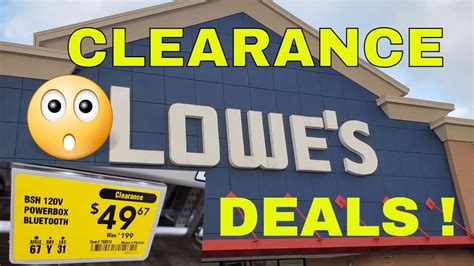 How to search for lowes clearance items online - The best way to find a deal at Lowes!! Markdown Report – This is the holy grail of finding deals at Lowes. Once a week (usually on Thursdays) the markdown report will go “live”. Most of the items start off discounted 25% off, but I’ve bought nice items (like a Dewalt power tool set for $56, cases of Gatorade for $.80) at 75% or even 90% ...